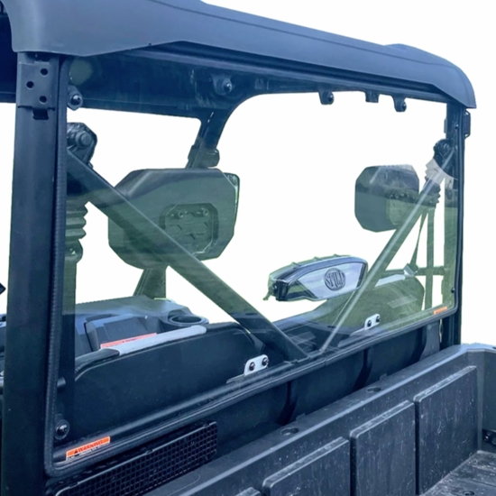 Spike Rapid Release Vented Rear Windshield - 2022-26 CF Moto UForce 600