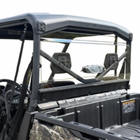 Spike Rapid Release Vented Rear Windshield - Can Am Defender