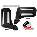 Spike Re-Flex Adjustable Side Mirror w/ 1.875-2 Inch Clamp
