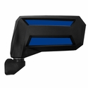 Spike Re-Flex Adjustable Side Mirror w/ 1.875-2 Inch Clamp