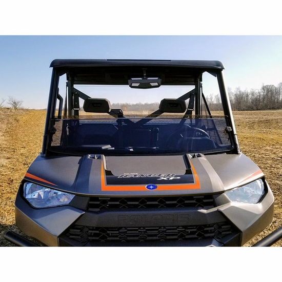 Spike Tinted Half Front Windshield - 2013-25 Full Size Polaris Ranger w/ Pro-Fit Cage - alt image 2