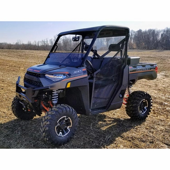 Spike Tinted Half Front Windshield - 2013-25 Full Size Polaris Ranger w/ Pro-Fit Cage - alt image 1