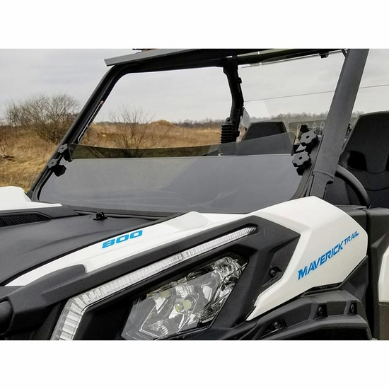 Spike Tinted Half Windshield - 2018-25 Can Am Commander, Maverick Trail, Sport
