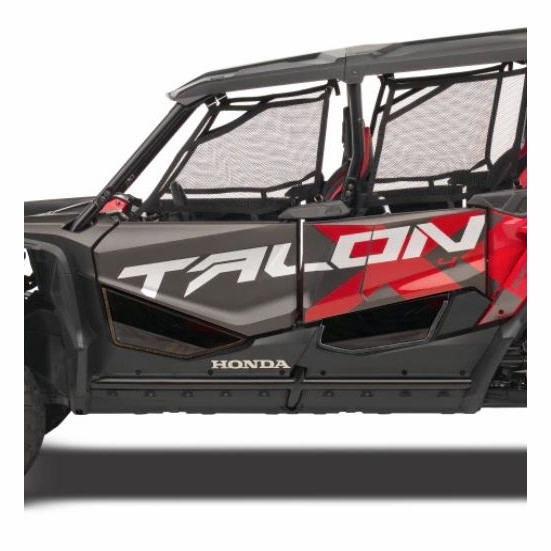 Aluminum Front Lower Door Inserts For Honda Talon 1000X / 1000R / 1000X-4 (2019-2025) - Black