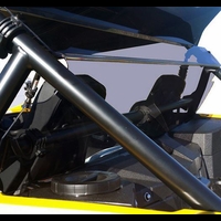 Spike Tinted Rear Windshield - 2016-18 Yamaha YXZ 1000 R