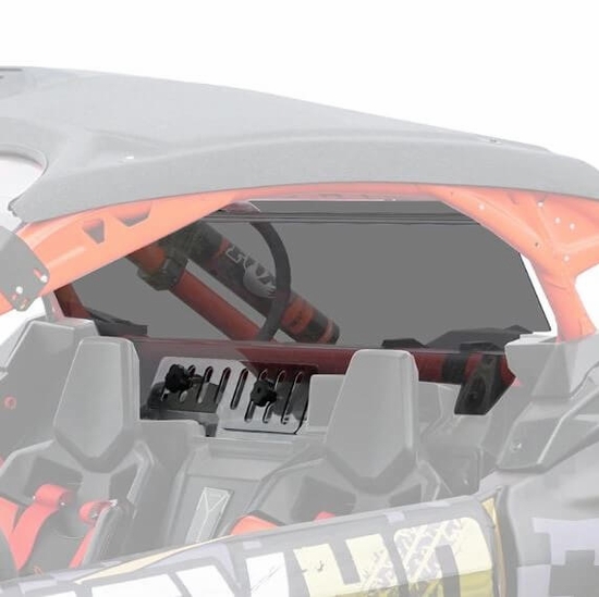 Spike Tinted Vented Rear Windshield - Can Am Maverick X3
