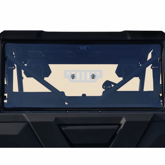 Spike Tinted Vented Rear Windshield - CF Moto UForce 1000