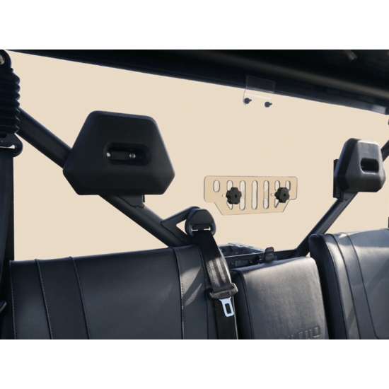 Spike Tinted Vented Rear Windshield - CF Moto UForce 1000 - alt image 1