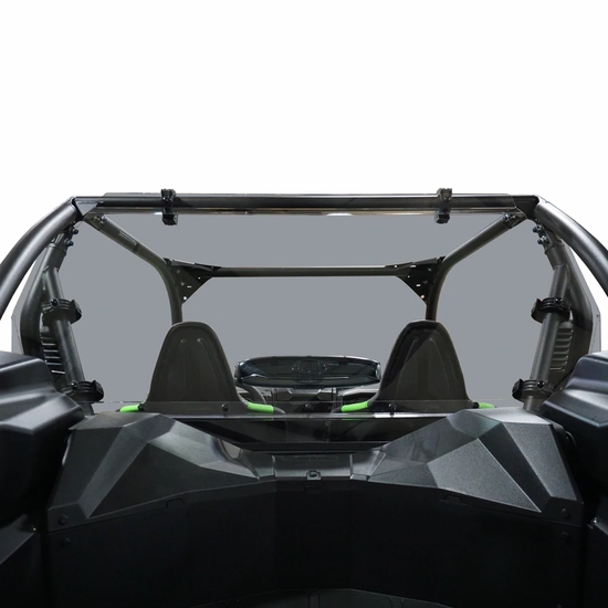 Spike Tinted Vented Rear Windshield - Kawasaki Teryx KRX 1000