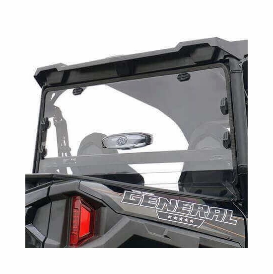 Spike Rapid Release Vented Rear Windshield - Polaris General 1000, XP 1000
