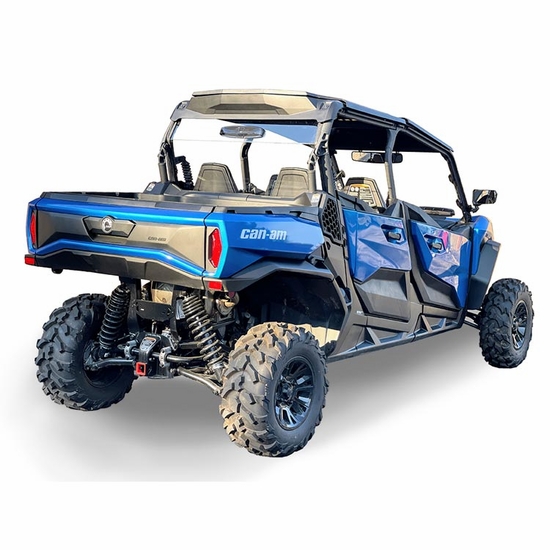 Spike Vented Rear Windshield - 2018-26 Can Am Commander, Maverick Trail, Sport - alt image 0