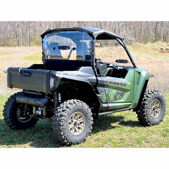 Spike Vented Rear Windshield - 2021-25 Yamaha Wolverine RMAX2, X2 - alt image 2