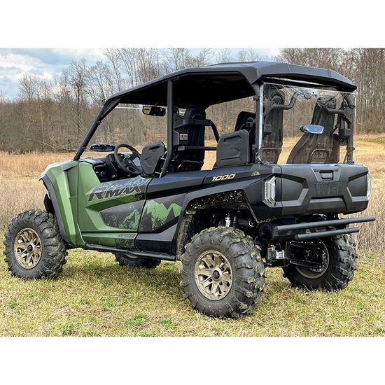 Spike Vented Rear Windshield - 2021-25 Yamaha Wolverine RMAX4, X4 - alt image 1
