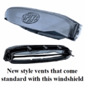 Spike Rapid Release Vented Rear Windshield - 2022-25 CF Moto UForce 600