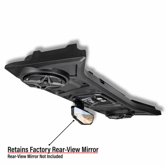 SSV Works 2-Speaker Overhead Soundbar w/ MRB3S Bluetooth Radio - 2024-26 Polaris RZR XP 1000 - alt image 1