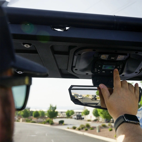 SSV Works 2-Speaker Overhead Soundbar w/ MRB3S Bluetooth Radio - 2024-26 Polaris RZR XP 1000 - alt image 4