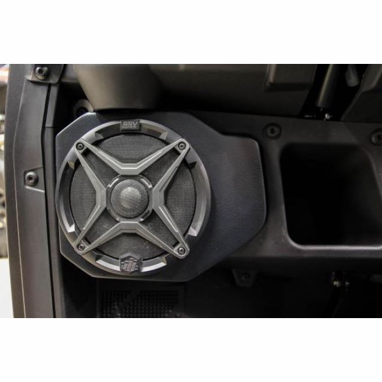 SSV Works 2 Speaker Plug and Play Bluetooth Audio System - 2018-23 Polaris Ranger XP 1000 - alt image 1