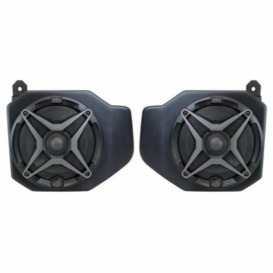 SSV Works 2 Speaker Plug and Play Bluetooth Audio System - 2018-24 Polaris Ranger XP 1000 - alt image 1