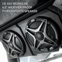 SSV Works 4-Speaker Overhead Sound Bar - Can Am Defender HD10, HD11