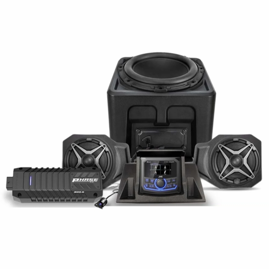 SSV Works A-Spec 3-Speaker Audio System w/ JVC - 2018-24 Polaris Ranger XP 1000