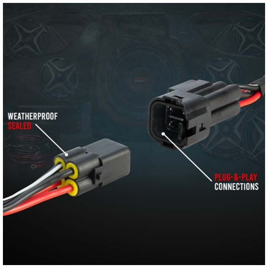 SSV Works Front 6.5 Inch Speaker Pods w/ Optional Speakers (Sold in Pairs) - Polaris RZR XP 1000 - alt image 2