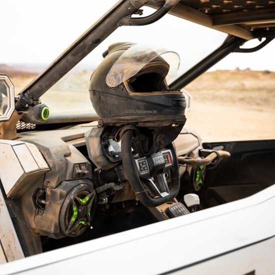 SSV Works Phase-3 V-Spec 3-Speaker System - 2020-24 Polaris RZR Pro XP, Turbo R, Pro R w/ RC - alt image 0