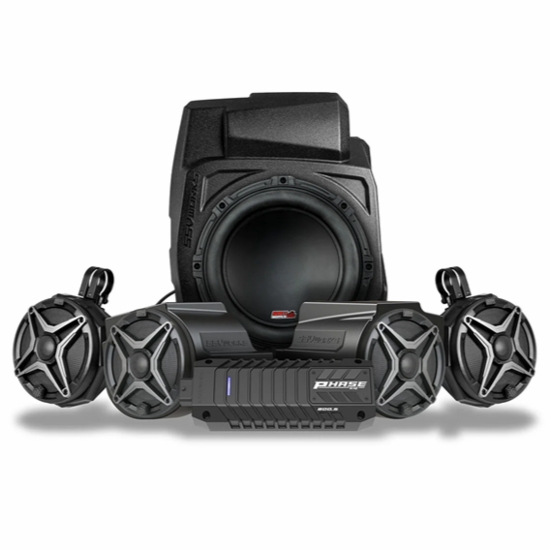 SSV Works Phase-4 A-Spec 5-Speaker System - 2020-24 Polaris RZR Pro XP, Turbo R, Pro R w/ RC