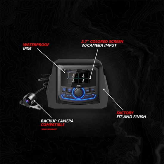 SSV Works Phase-5 V-Spec 6-Speaker System w/ JVC - Can Am Maverick X3 - alt image 0