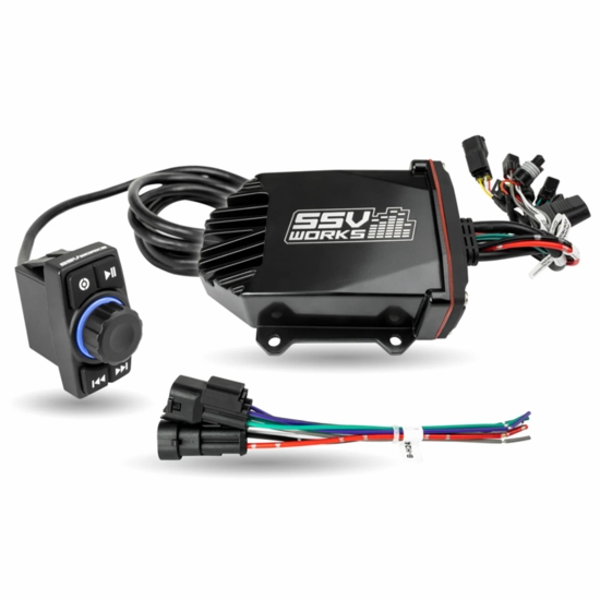 SSV Works Universal Bluetooth Rocker Switch Audio System w/ 200-Watt Amplifier