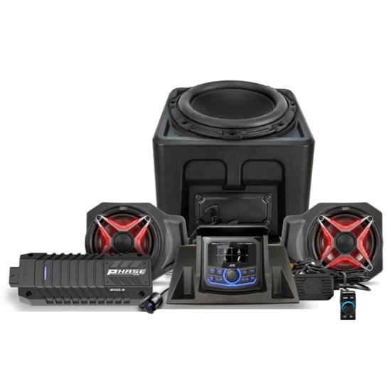 SSV Works V-Spec 3-Speaker Audio System w/ JVC - 2018-24 Polaris Ranger XP 1000