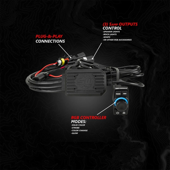 SSV Works V-Spec 5-Speaker Plug & Play Kit - 2014-23 Polaris RZR XP 1000, XP Turbo, 900 w/ RC - alt image 0