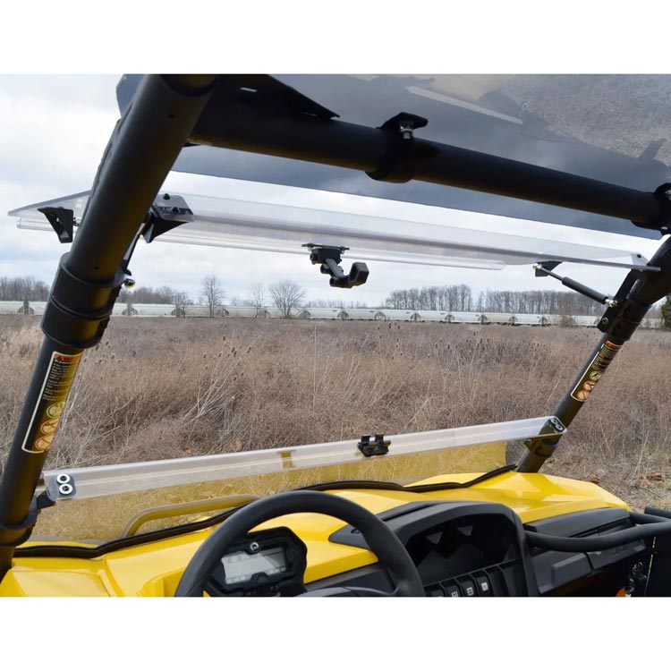 Can Am Commander Hard Coated Flip Up Windshield Side By Side Stuff