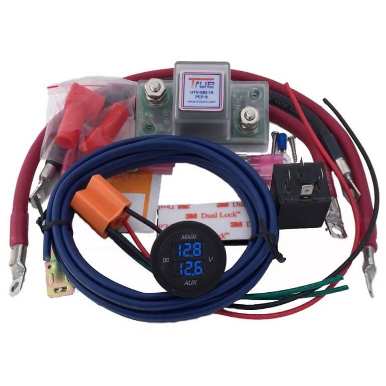 Dual Battery Connection & Monitor Kit Side by Side Stuff
