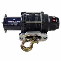 Viper Midnight 3000 lb. Winch w/ 50 ft Black Rope
