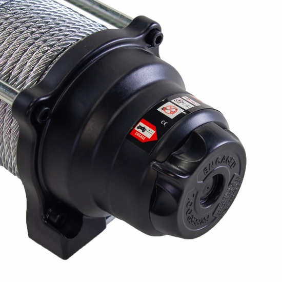 Viper Midnight 3000 lb. Winch w/ 50 ft Steel Cable - alt image 2