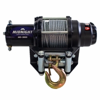 Viper Midnight 3000 lb. Winch w/ 50 ft Steel Cable