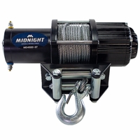 Viper Midnight 4500 lb. Winch w/ 50 ft Steel Cable