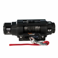 Viper V3 4500 lb. Wide Spool Winch w/ 60 ft Black Rope
