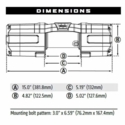 Warn Axon 4500-S Winch w/ Synthetic Rope