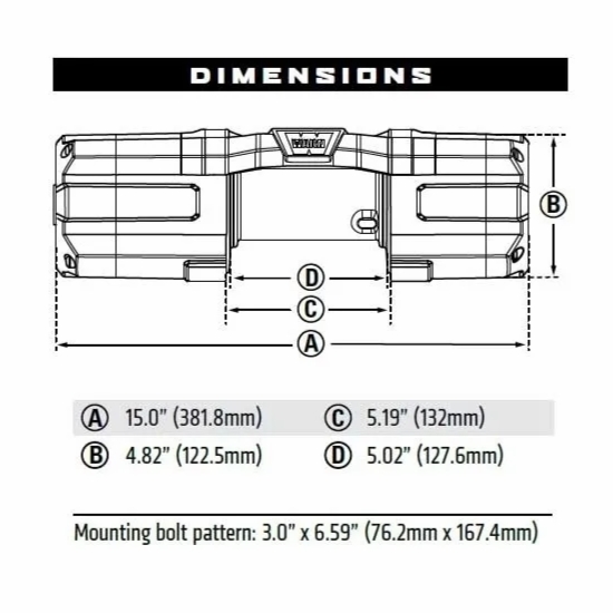 Warn Axon 4500-S Winch w/ Synthetic Rope - alt image 2