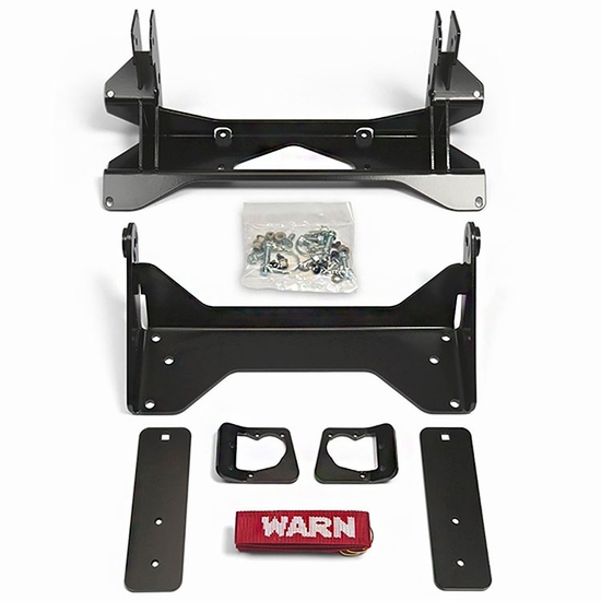 Kawasaki Mule ProFX Warn Snow Plow Mount Side By Side Stuff