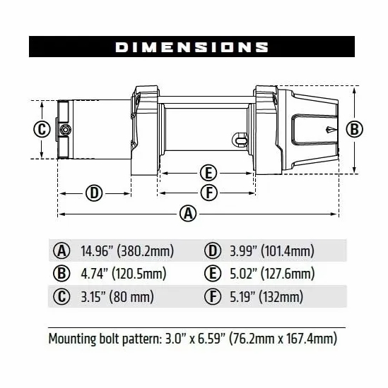 Warn VRX 4500 Winch w/ Wire Rope - alt image 2