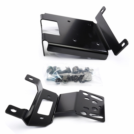 Warn Winch Mount - Polaris General, RZR XP 1000, XP Turbo, S 1000, 900, S 900, Trail