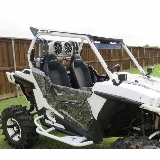 Warrior Riser Dual Snorkel Kit by Snorkel Your ATV - 2015-22 Polaris RZR 900, S 900, S 1000, Trail - alt image 2