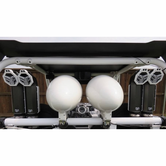 Warrior Riser Dual Snorkel Kit by Snorkel Your ATV - 2015-22 Polaris RZR 900, S 900, S 1000, Trail - alt image 0