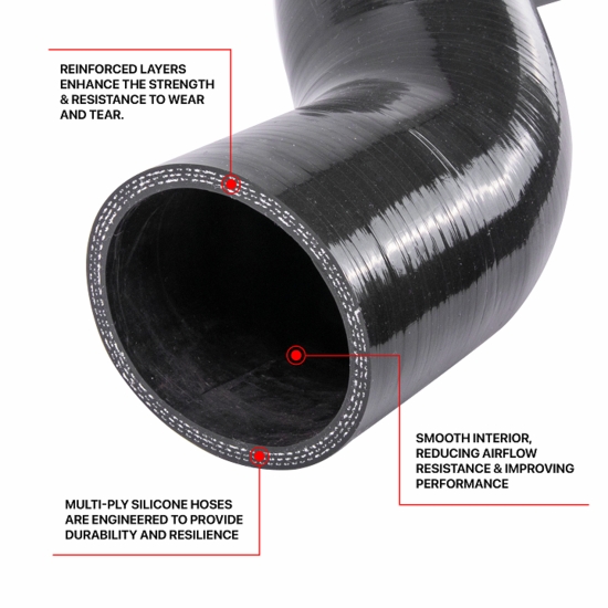Warrior Riser Silicone Snorkel Kit by Snorkel Your ATV - Mid Size Polaris Ranger SP 570 - alt image 7