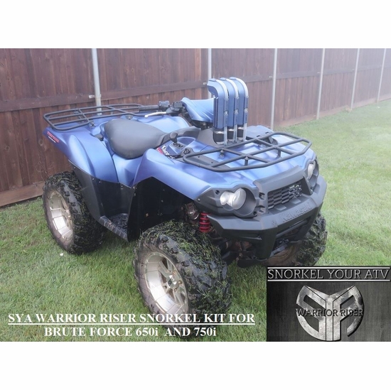 Warrior Riser Snorkel Kit by Snorkel Your ATV - 2005-23 Kawasaki Brute Force 650i, 750i - alt image 2