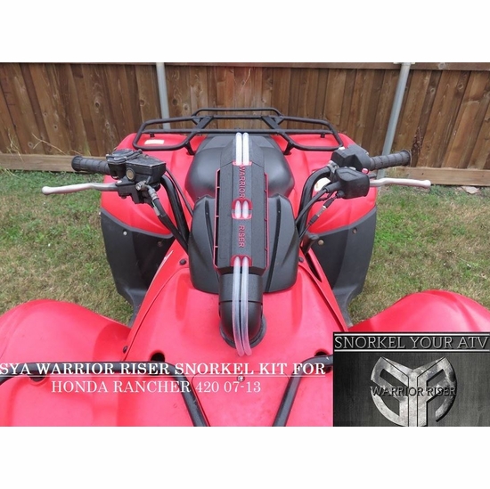 Warrior Riser Snorkel Kit by Snorkel Your ATV - 2007-13 Honda Rancher 420 - alt image 0