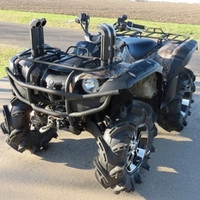 Warrior Riser Snorkel Kit by Snorkel Your ATV - 2007-15 Yamaha Grizzly 550, 700