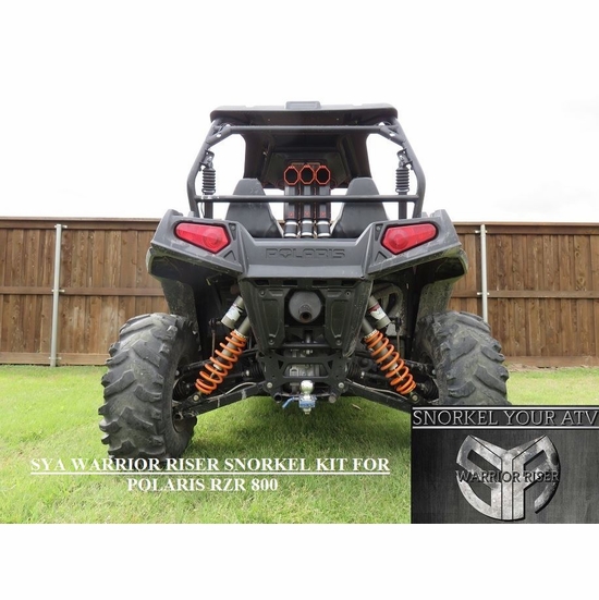 Warrior Riser Snorkel Kit by Snorkel Your ATV - 2011-14 Polaris RZR 800, S 800 - alt image 2